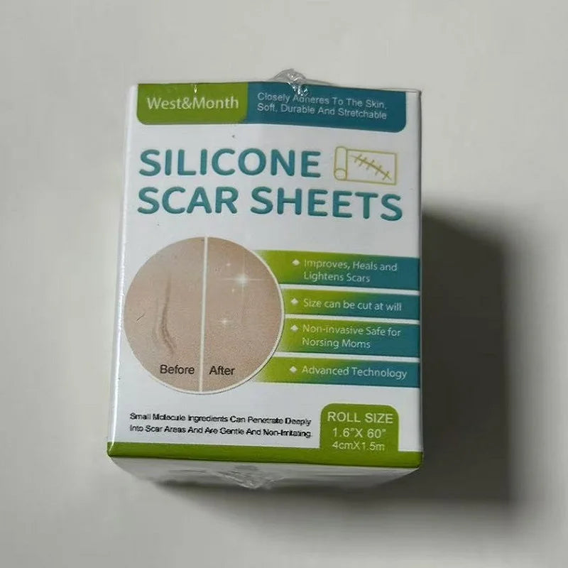 Sooleno™ – Feuille en silicone pour cicatrice, acné et ridule