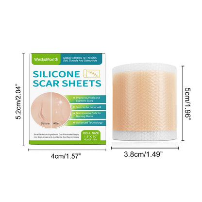 Sooleno™ – Feuille en silicone pour cicatrice, acné et ridule